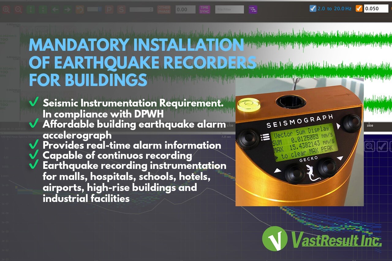 Seismic Accelerograph as Mandatory Requirement